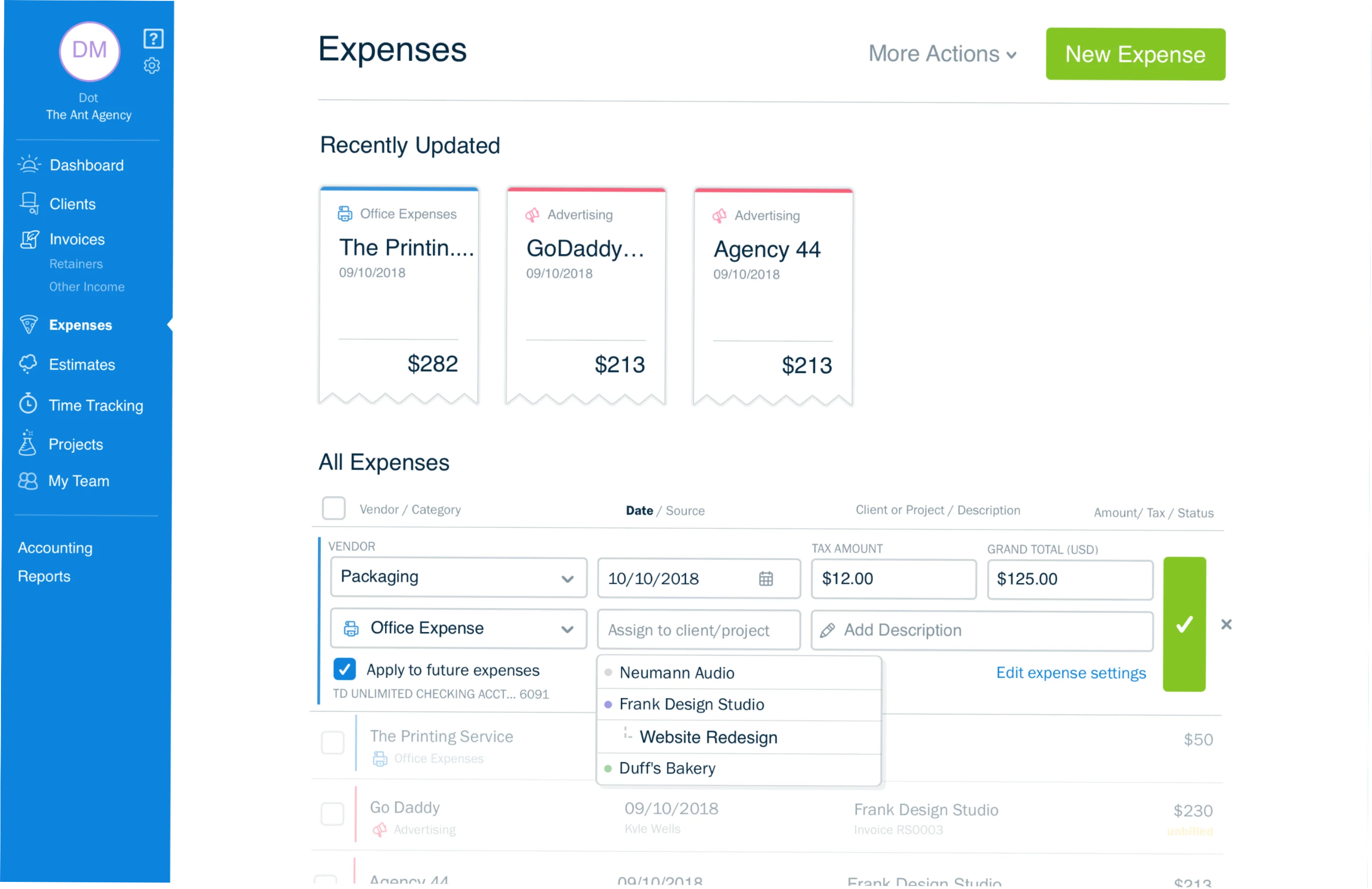 Shipped inline-edit screen
